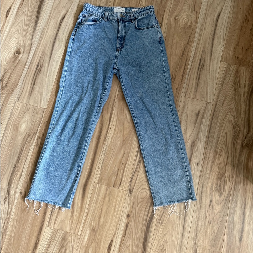 Cotton On Blue Straight Leg Jeans